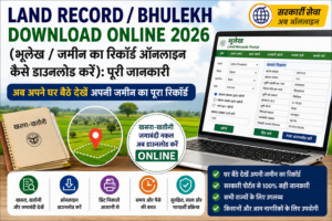Land Record Download Online 2026, Bhulekh Download Online, भूलेख ऑनलाइन डाउनलोड, जमीन का रिकॉर्ड ऑनलाइन, खसरा खतौनी डाउनलोड, जमाबंदी ऑनलाइन, Land Record Portal India