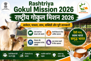 Rashtriya Gokul Mission 2026 के तहत देशी गोवंश संरक्षण, पशुपालकों के लिए लाभ, सब्सिडी, आवेदन प्रक्रिया और पूरी जानकारी।