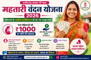 Mahtari Vandan Yojana 2026 – महिलाओं को ₹1000 प्रतिमाह सहायता
