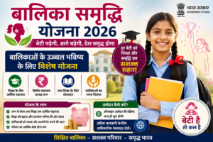 Balika Samriddhi Yojana 2026 – बालिकाओं की शिक्षा के लिए सरकारी सहायता