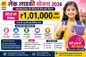 Lek Ladki Yojana 2026 में बेटियों को ₹1,01,000 तक का लाभ