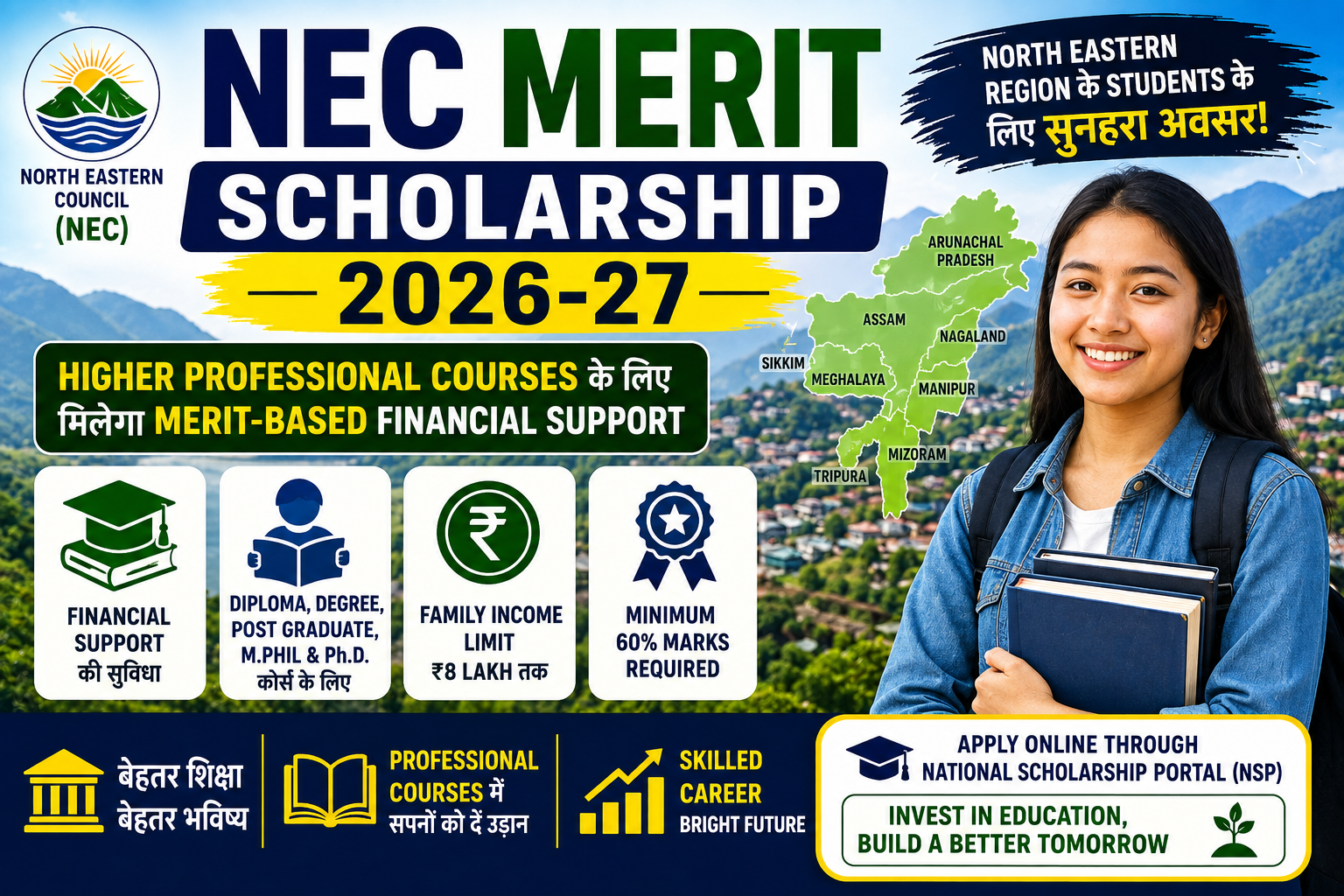 NEC Merit Scholarship 2026-27