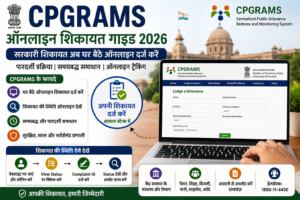 CPGRAMS Online Complaint Registration Guide 2026, CPGRAMS शिकायत पोर्टल, सरकारी शिकायत ऑनलाइन, CPGRAMS Registration, Grievance Portal India, Public Grievance System, CPGRAMS Status Check, Government Complaint Portal